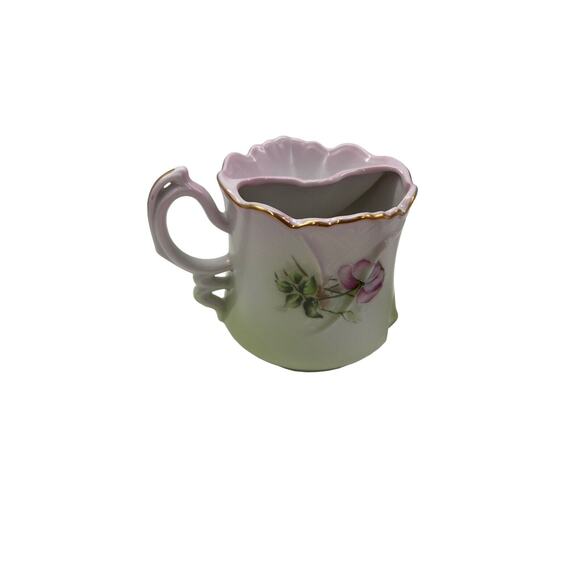 Nippon Porcelain Antique Men's Shaving Cup and Saucer Vanity Set - Picture 14 of 16